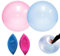 CLIUNT 2 Stücke Wasserblasenball, 120cm Wasserball transparenter, Bubble Ball für Erwachsene Kinder, aufblasbarer Wasserball, Für Beach Garden Ball Party im Freien