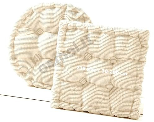 Sitzkissen für Bänke Für Stühle Kirche Outdoor Stuhl Bürostuhl Kissenauflage Gartenmöbel Rund Bank Polsterauflagen Bankkissen Gartenbank Kissen Bankauflage Stuhlkissen Sitzpolster(Beige,50x180 cm)
