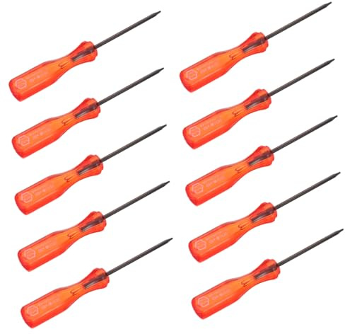 HOMSFOU 10pcs Gaming Machine Screwdriver Metal Plastic Tool Kit for Laptop Computer Repair