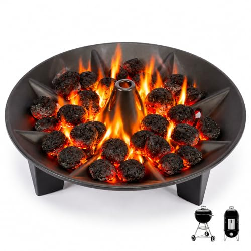 Denmay Charcoal Basket Briquet Holders for Weber 47/57/67cm Charcoal Grills, Charcoal Briquette basket for Weber Kettle, One Touch, Master Touch, Coal Fuel Holders, Replace the charcoal grate