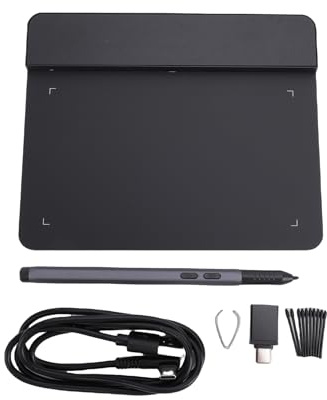 Ultra Portable Drawing Tablet, 16k Pressure Digital Drawing Pad Multi Device Graphic Tablet for Students Teachers Designers Chrome, PC, Android