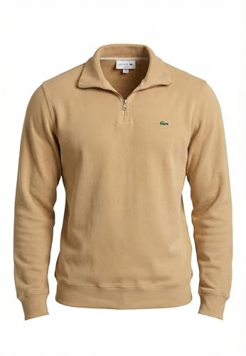 Lacoste Pullover Zipper Beige - Herren - Grösse Regular Fit