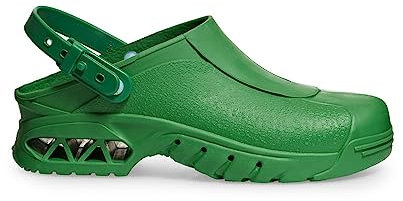 ABEBA 9620-40 Berufsschuh Autoklavierbar - Arbeitsclogs - Antistatisch - Rutschfeste Sohle - Größe: 40 - Farbe: Grün