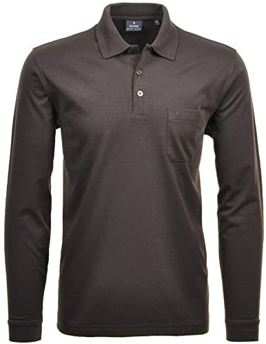 Ragman Herren-Poloshirt, Mokka, M