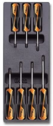 Beta T205 - Termoformato rigido in ABS giraviti beta grip per viti con impronta Torx