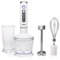 Tristar MX-4186 Stabmixer Set DC Motor - Zerkleinerer, Quirl und Messbecher, 0.6 L, 400 W, weiß