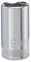 DEWALT DWMT86106OSP 6 Point 1/4'' Drive Socket 9MM