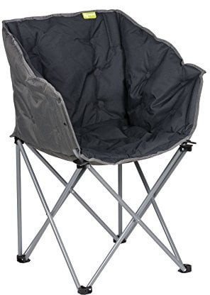 Kampa Box Stuhl Faltbar Camping Stuhl DUNKELGRAU