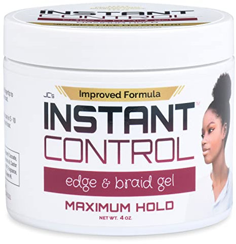 AMINZER Haargel Instant Control Edge & Braid Gel Max. Hold 4 oz.