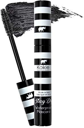 Kokie Cosmetics Stay Dry Waterproof Mascara, Waterproof Black, 9.1 g