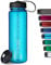 720°DGREE Bouteille en tritan “simplBottle“ - 500ml, Bleu | Gourde idéal pour Les Enfants, l'école, Sport, Yoga, randonnée, Voyages, Travail, fac, déplacements en Voiture | Bidon sans BPA