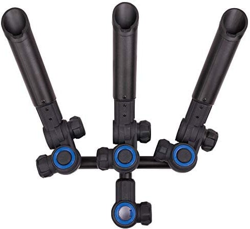 Fox Matrix 3D-R Multi Angle Rod Holder - Rutenhalter für 3 Angelruten, Rutenständer zum Feederangeln, Rutenablage für Feederrute