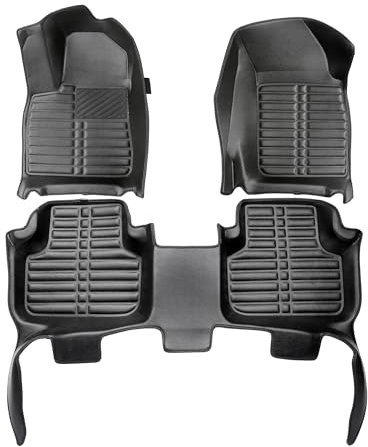 fussmattenprofi.com Auto Fussmatten Kompatible mit Audi Q7 (4M) Baujahr ab 2015 I 100% Passgenau Geruchlos Allwetter Fussraumschale I 5D Premium TPE Fußmatten Set