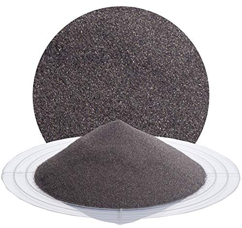 Schicker Mineral Normalkorund FeSi Strahlmittel 0,12-0,25 mm 25 kg | Eisenhaltiges, robustes Mehrwegstrahlmittel aus Aluminiumoxid zur stark abrasiven Oberflächenbehandlung, mineralisch