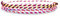 Made by Nami Boho Surfer-Armband 2-er Set Damen & Herren - Handmade Strand Festival Accessoires - Wasserfest & Verstellbar - Freundschaftsarmbänder geflochten Mädchen Stoff-Armband (Pink & Cheese)