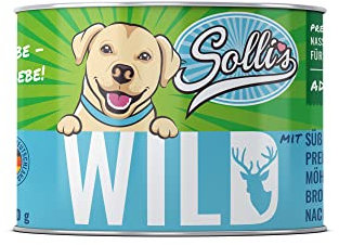 Sollis - Hundefutter Nass - 6er-Pack | Ohne Getreide | Hoher Fleischanteil | Ohne Zucker | Getreidefreies Nassfutter für Hunde