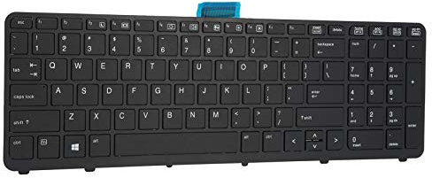 Goshyda Tastatur, kleine Tastatur Ultra-leises, hochwertiges ABS für ZBOOK 15 G1 G2 17 G1 G2 US-Laptop-Computerzubehör