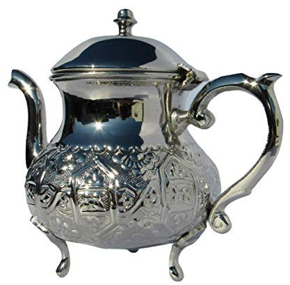 Importierte handgefertigte marokkanische Teekanne mit integriertem Filter, bringen Sie eine schön funktionale nahe Osttradition nach Hause, 800 ml