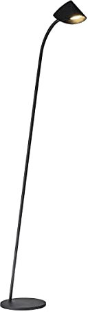 Pie de Salón LED 8.5W CAPUCCINA Mantra Aluminio negro 45.6x129cm de altura
