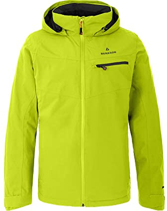 Bergson TALLMOS | Herren Regenjacke - Moderne Herren Regen- & Outdoorjacke mit Supra-Tex 20.000 Extreme Membran, Normal-/Langgrößen, 100% wasserdicht (20.000 mm Wassersäule) & verschweißte Nähte, Win