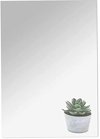 DARENYI Specchio da Parete 40 x 30cm Adesivi da Parete a Specchio Armadio Specchio Adesivo da Parete Flessibile Specchio Adesivo per Armadio per Camera da Letto, Soggiorno, Bagno