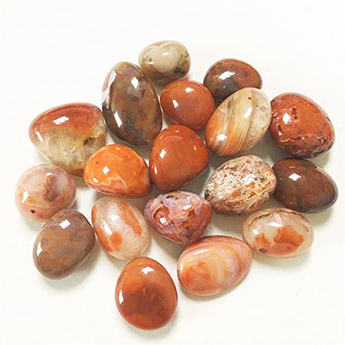 100g Natürliche Kristalle Polierte Tumble Steine Chakra Edelsteine Mineral 30-50mm,Karneol