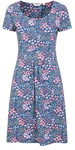 Mountain Warehouse Orchid Patterned Women's UV Dress - UPF40, Lightweight with Pockets - for Beach, Spring Summer, Travelling, Poolside