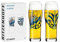 RITZENHOFF 3781004 Trinkglas universal 600 ml - Serie Brauchzeit Nr. 4, 2 Stk. mit abgestimmtem Motiv - Made in Germany