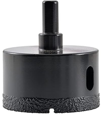 KATUR Punta diamantata brasata sega a tazza 60 mm, fresa a tazza per vetro, porcellana, piastrelle, marmo, ceramica, granito