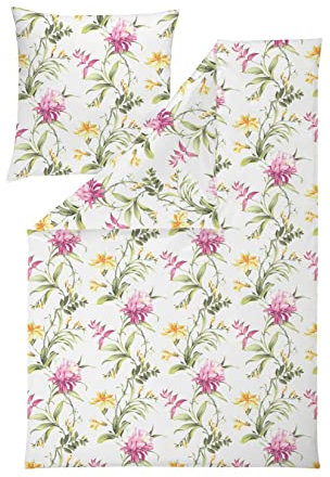 ESTELLA Mako Interlock Jersey Bettwäsche Fuchsia 1 Bettbezug 135 x 200 cm + 1 Kissenbezug 80 x 80 cm Farbe 690/fuchsia