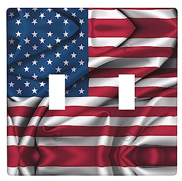 Stilvolle moderne Wandpaneele mit amerikanischer Flagge, verschönern Ihren Raum, Schrauben im Lieferumfang enthalten, stabile und langlebige Abdeckung von Wandunebenheiten für den privaten Gebrauch