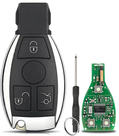 Télécommande de rechange pour Mercedes Benz E S G CLK SLK ML Clases W169 W245 W203 W215 W216 2000-2017 433 MHz