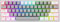 Redragon - Fizz Pro Teclado Mecanico Gaming Inalámbrico RGB Español Latino Blanco/Gris