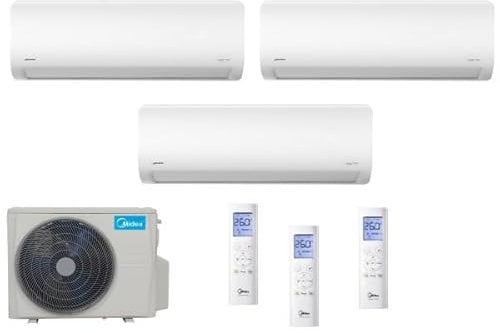 CLIMATIZZATORE TRIAL 9+9+12 MIDEA DC INVERTER Serie EXTREME PRO WI FI INTEGRATO CON M3OF-21HFN8-Q R-32 A++A+
