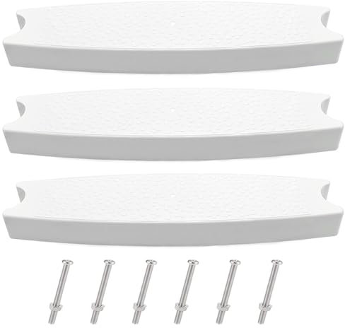 Mabellumia 3-Pack 18 Universal Pool Ladder Steps, Heavy-Duty ABS Plastic, Anti-Slip, 300 lbs Capacity