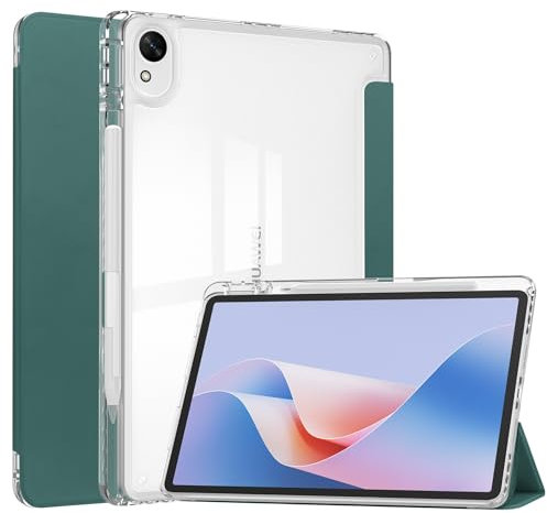 Funda para tablet HUAWEI MatePad 11.5S 2024, funda acrílica de triple pliegue para Huawei MatePad 11.5 2024, ligera y suave, con apagado y encendido automático (verde)
