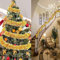 Weihnachtsbaum Lametta Girlande, 6 Stück 2 m Weihnachtsdeko Girlande, Christbaumschmuck Girlande, Girlande Weihnachten (Gold)