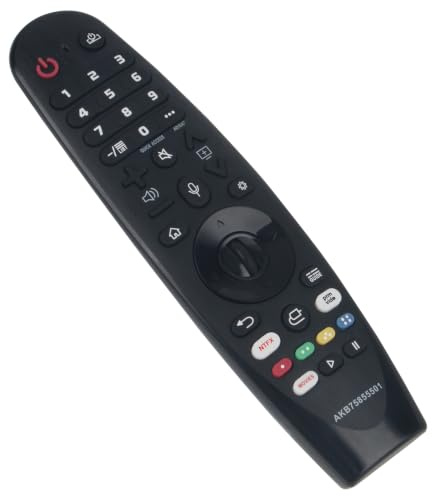 Voice Remote Control fit For Antteq 25 Inch/32 Inch/42 Inch/43 Inch Inch TV | WebOS TV,Voice Magic Remote,2024 Black Televisions