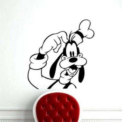 Goofy Anime-Wandaufkleber für Schlafzimmer, Hintergrund, Wanddekoration, selbstklebende Wanddekoration, Anime-Poster, 42 x 44 cm