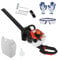 Petrol Fuel Powered Hedge Trimmer, 26cc 2-Stroke Gas Powered Trimmer, 60cm Dual Action Blades, Lightweight Hedge Cutter for Garden, Bushes, and Hedges, Powerful Trimming for Yard Red