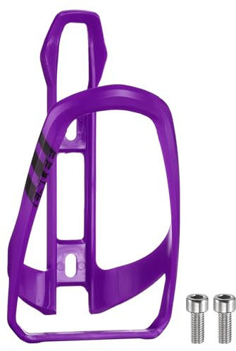 sourcing map Bicycle Water Bottle Holder Lightweight Universal Bike Bottle Cages Top Load Cycling Cup Holder for MTB Road Gravel, Purple