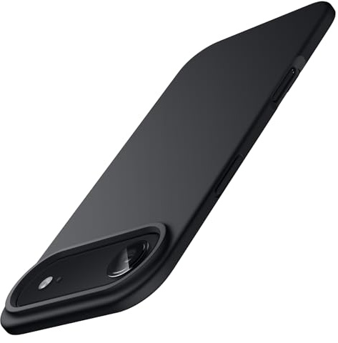 JETech Liquid Silicone Case for iPhone Air, Silky Soft Touch Full-Body Protection, Anti-Scratch Shockproof Phone Cover with Microfiber Lining, 6.5-Inch Display (Black)
