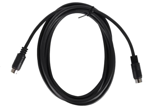 Alide 9 Pin Mini DIN Cable Straight Male To Female S Video Cable Mini 9 Pin Cord for TV Receiver Monitor VCR 3 Meter