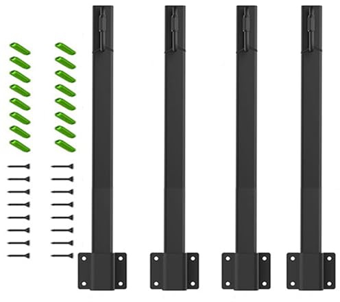 Stangen für Lichterketten für den Außenbereich, 4 Halterungen für Lichterketten, Stäbe für Gartenbeleuchtung, Terrasse, Balkon, , Party und Deck