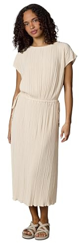Ragwear Damen festliches Plissee-Sommerkleid leichtes Kurzarm Midikleid Galit YOUMODO XS-XXL