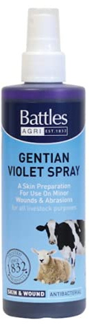 battle hayward & bower Gentian Violet Spray