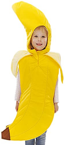 PRETEND TO BEE Banana Tabard Dress Up Costume for Kids, 3-7 Years, Yellow