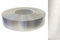 Enduit de bordure ABS 42 mm x 25 m avec colle thermofusible en aluminium brossé véritable