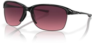 OAKLEY Unstoppable OO9191-10 Sunglasses Polished Black w/Rose Gradient Polarized
