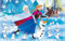 Clementoni 07030 Disney Frozen 07030-Supercolor Puzzle-2x20 Teile, Mehrfarbig